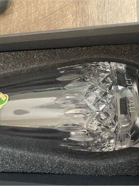 Waterford Crystal Cut Glass Vase - Clear